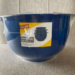 Glad Mixing Bowls w/ Pouring Spout